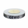 Table Tennis GEWO Edge Tape 12mm X 10 Bats (Silver)