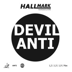 Table Tennis Rubber: Hallmark Devil Anti