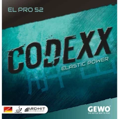 Table Tennis Rubber: Gewo Codexx EL Pro 52