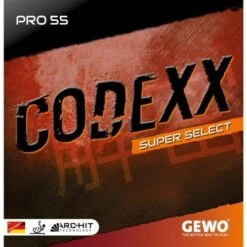 Table Tennis Rubber: Gewo Codexx Pro 55 Super Select