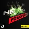 Table Tennis Rubber: Andro Hexer Powergrip Rubber