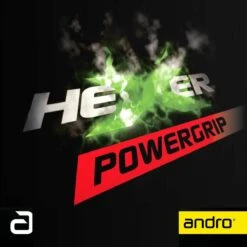 Table Tennis Rubber: Andro Hexer Powergrip Rubber