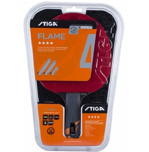 Table Tennis Bat: Stiga 4-Star Flame Bat