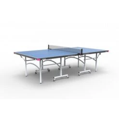 Table Tennis Table: Butterfly Easifold 19 Indoor Rollaway Table Tennis Table – Blue
