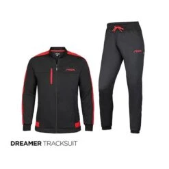 Table Tennis Clothing: Stiga Tracksuit Dreamer Black/Red
