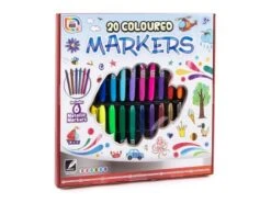 Craft Hub 20 Marker Pens With 6 Metallic Colours