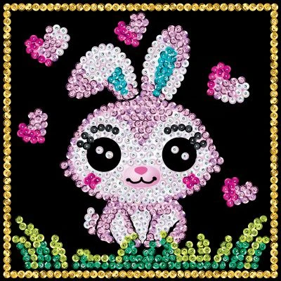 Sequin Art 60 – Bunny - Image 2