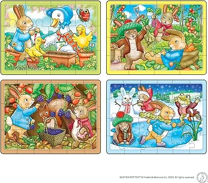 Orchard Toys: Peter Rabbitâ„¢ 4-in-a-box Puzzles - Image 2