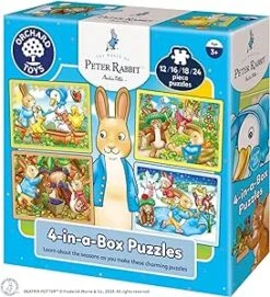 Orchard Toys: Peter Rabbitâ„¢ 4-in-a-box Puzzles