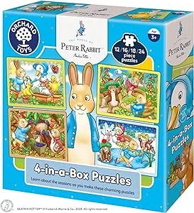 Orchard Toys: Peter Rabbitâ„¢ 4-in-a-box Puzzles