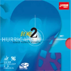 Table Tennis Rubber: DHS Rubber Neo Hurricane 2
