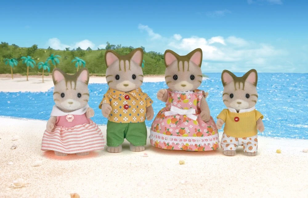 Sylvanian Family – Striped Cat Family - Image 3
