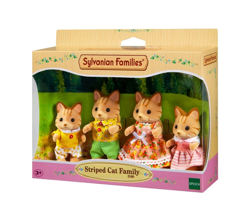 Sylvanian Family – Striped Cat Family
