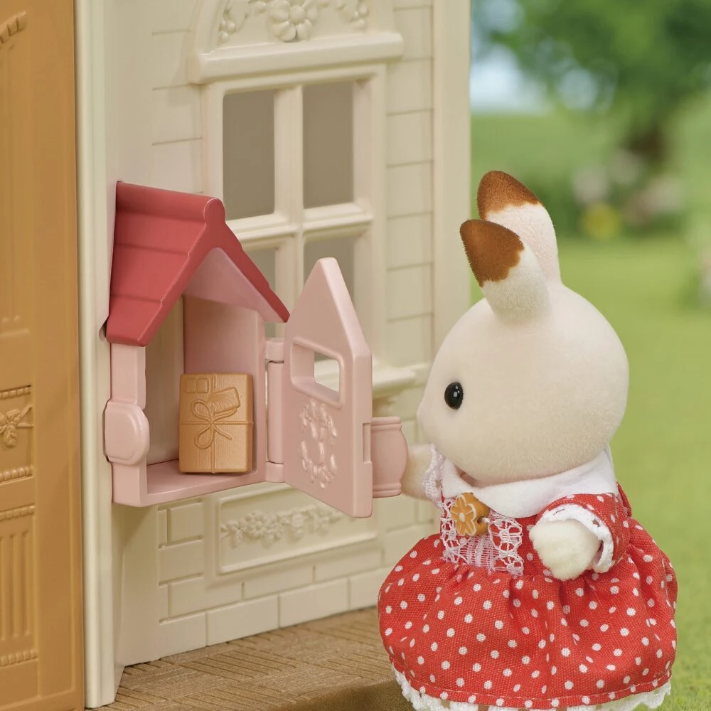 Sylvanian Family – Red Roof Cosy Cottage Starter Home With A Rabbit Figure & Furniture - Image 4