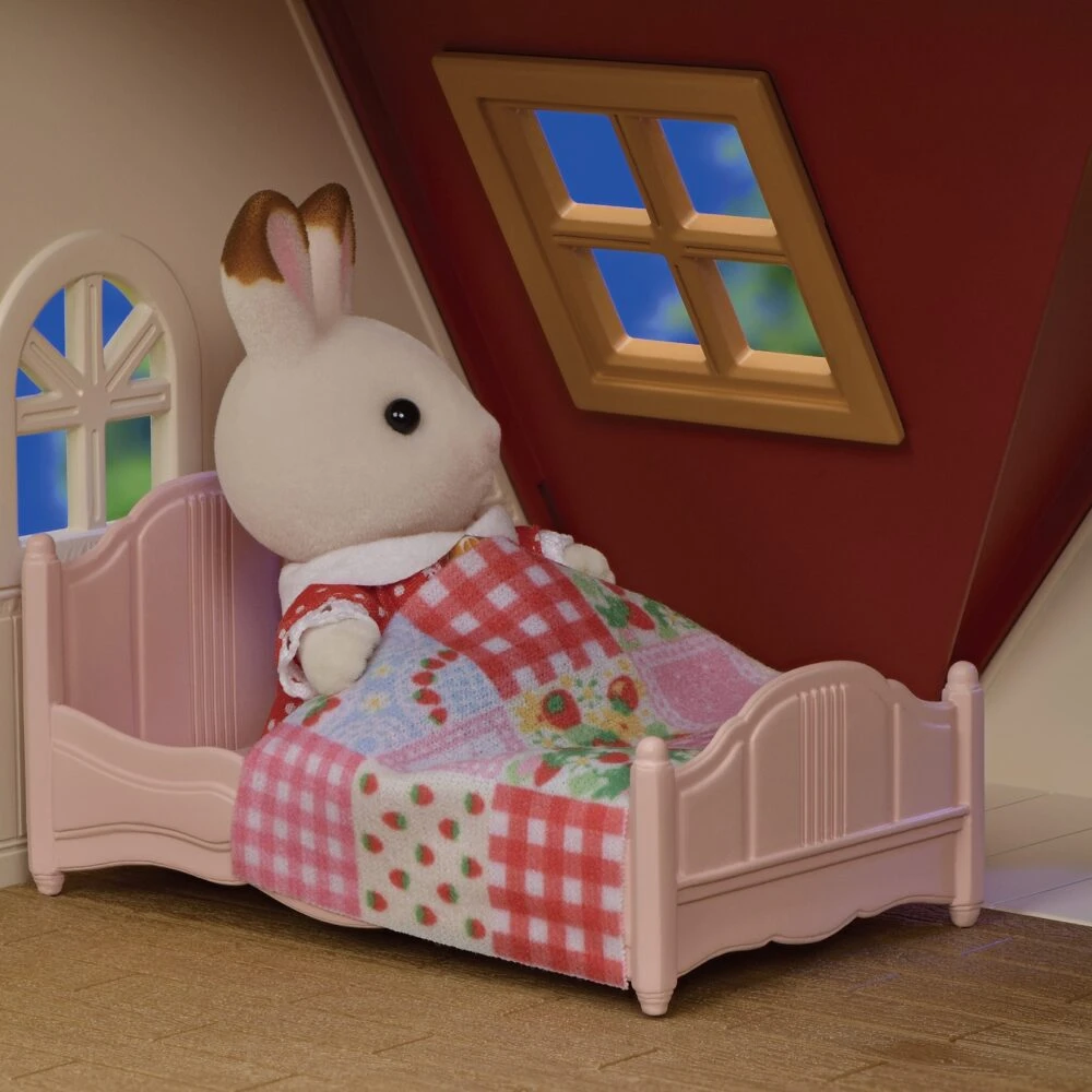 Sylvanian Family – Red Roof Cosy Cottage Starter Home With A Rabbit Figure & Furniture - Image 7