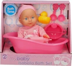 My Baby Isabella 28cm Doll & Bath Set – 30302