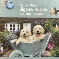 1000 Piece Jigsaw ā Garden Pups