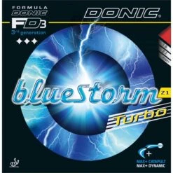 Table Tennis Rubber: Donic Blue Storm Z1 Turbo