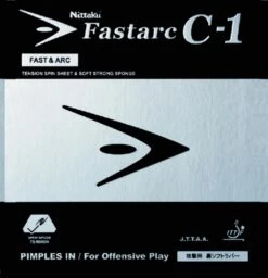 Table Tennis Rubber: Nittaku Fastarc C-1