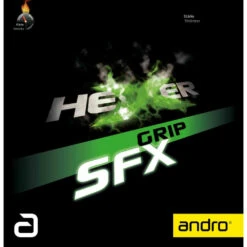 Table Tennis Rubber: Andro Hexer Grip SFX