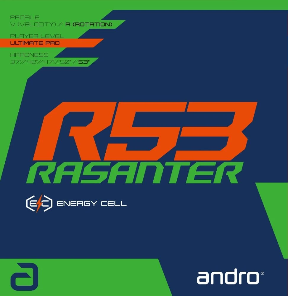 Table Tennis Rubber: Andro Rasanter R53 Rubber