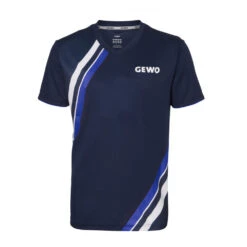 Table Tennis Clothing: Gewo T-Shirt Arona Navy/Blue (XS Only)