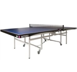 Table Tennis Table: Butterfly Space Saver 22 Rollaway Table – Blue ( Net Not Included)