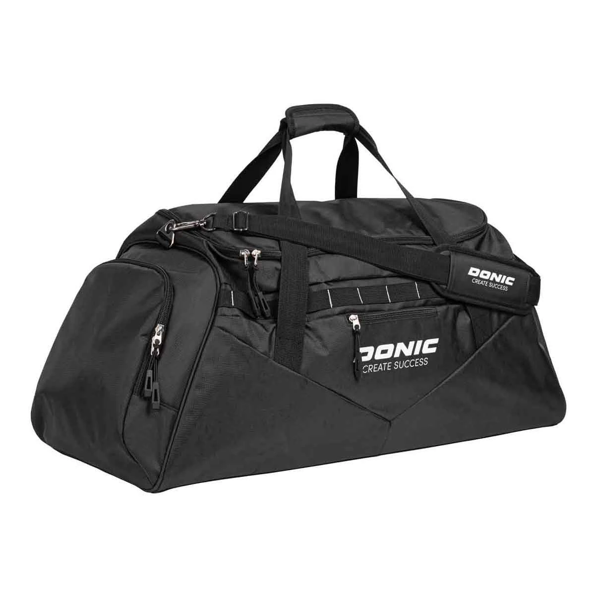 Table Tennis Luggage: Donic Sports Bag Seca BLACK/WHITE