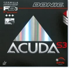 Table Tennis Rubber: Donic Acuda S3
