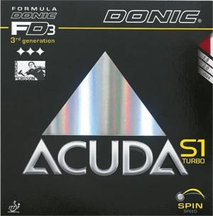 Table Tennis Rubber: Donic Acuda S1 Turbo