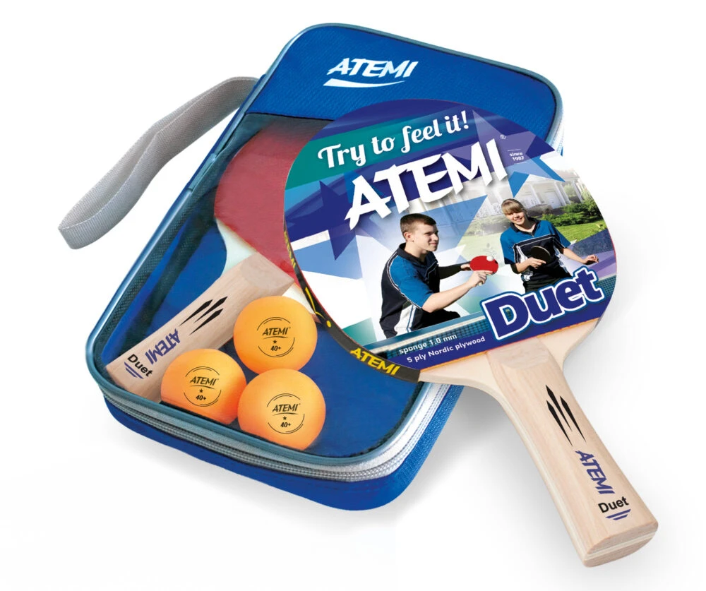 Table Tennis Bat: Atemi Duet Bat Set