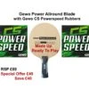 Table Tennis Bat: Gewo Power Allround With 2 Sheets Of Gewo CS Powerspeed Rubbers
