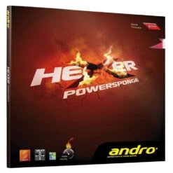 Table Tennis Rubber: Andro Hexer Powersponge Rubber