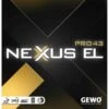 Table Tennis Rubber: Gewo Nexxus EL Pro 43