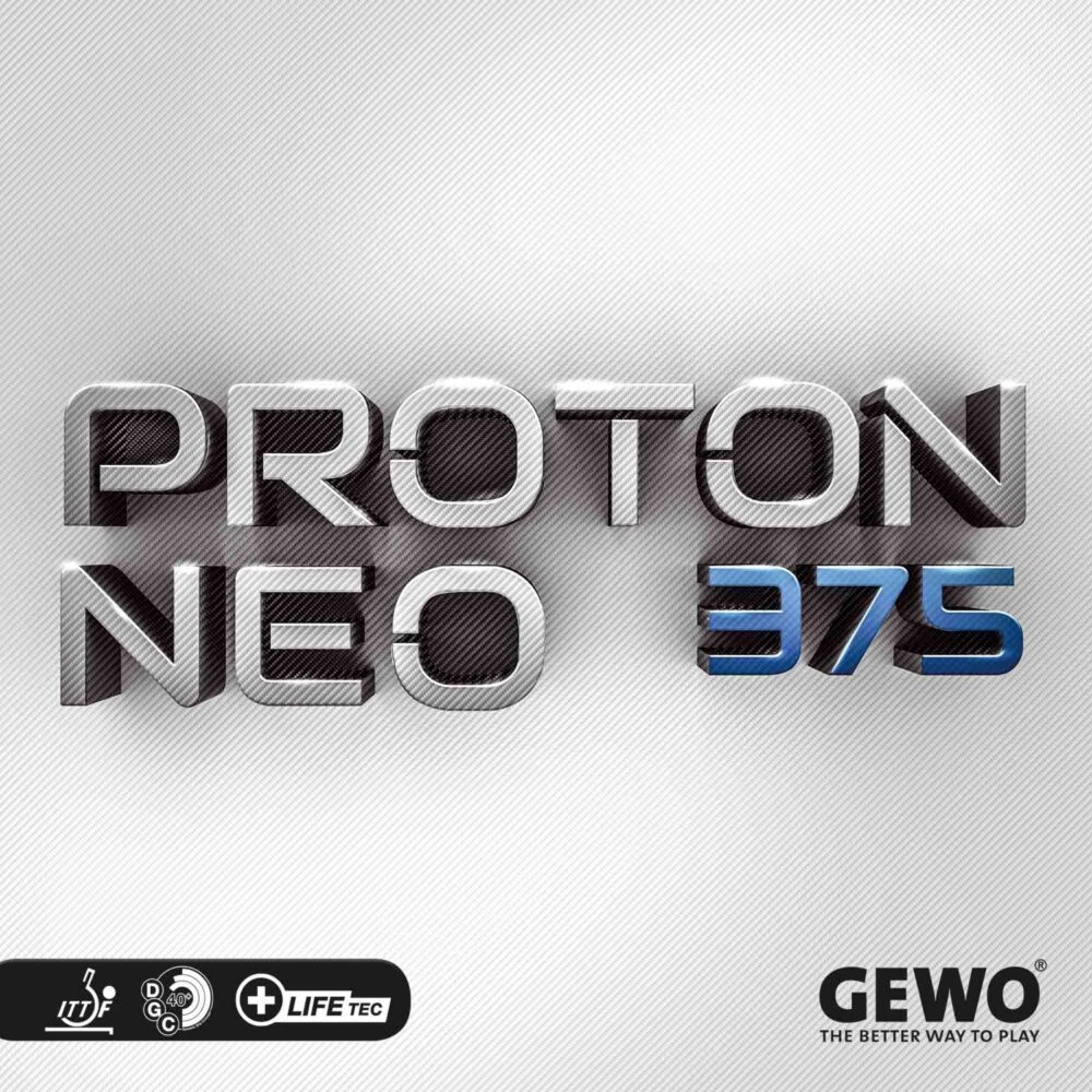 Table Tennis Rubber: Gewo Proton Neo 375
