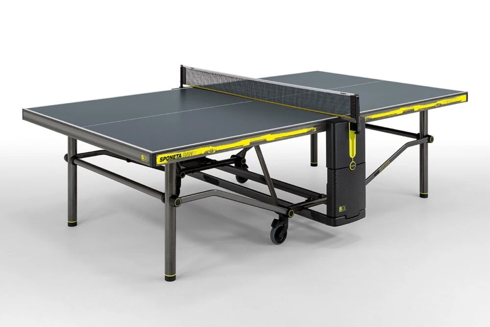 Table Tennis Table: Sponeta SDL Raw Outdoor 274-99 Black