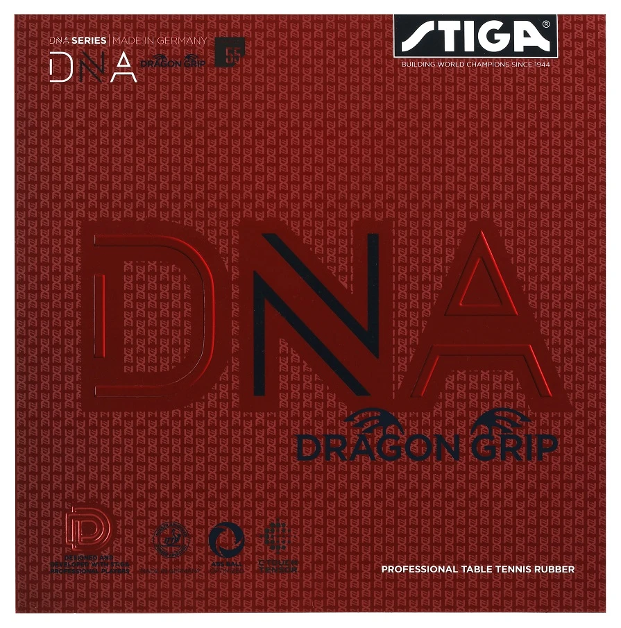 Table Tennis Rubber: Stiga DNA Dragon Grip