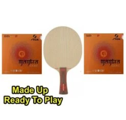 Table Tennis Bat: Stiga Allround Evolution Blade + Stiga Mantra Sound 2.1mm Rubbers
