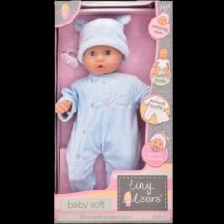 Tiny Tears Baby Soft 15″ (38cm) Doll – Blue Outfit By John Adams
