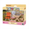 Sylvanian Families – BBQ Picnic Set With Elephant Girl
