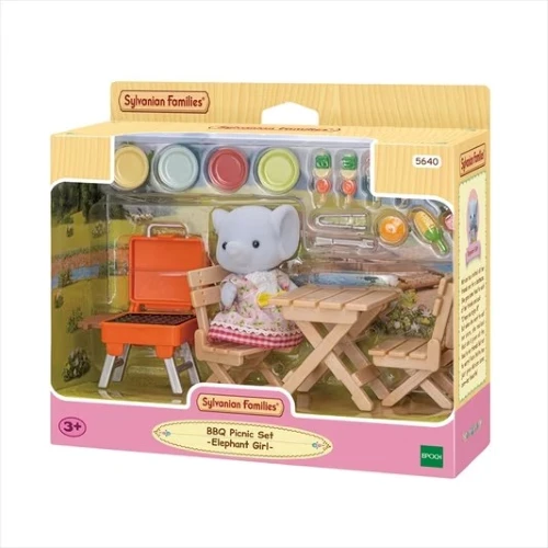 Sylvanian Families β BBQ Picnic Set With Elephant Girl