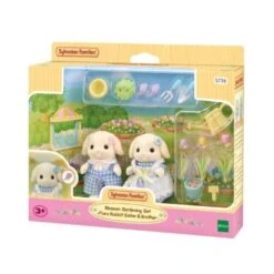Sylvanian Families – Blossom Gardening Set – Flora Rabbit Sister & Brother