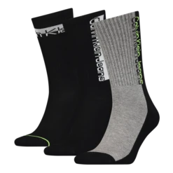 Table Tennis Footwear: Calvin Klein Jeans Crew Socks (Pack Of 3) – Black