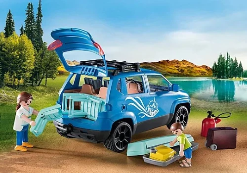 Playmobil – Caravan With Car - Image 5