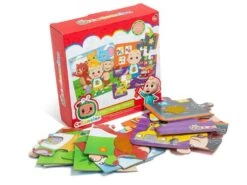 Toyland® Cocomelon Pack Of 2 Touch & Feel Puzzles – Sensory Toys – Toddler Jigsaws