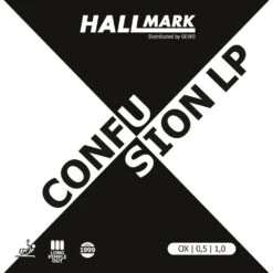 Table Tennis Rubber: Hallmark Confusion LP