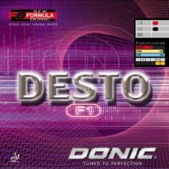 Table Tennis Rubber: Donic Desto F1