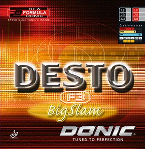 Table Tennis Rubber: Donic Desto F3 Big Slam
