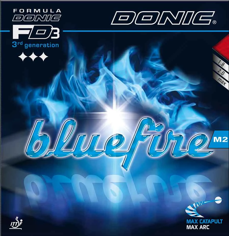 Table Tennis Rubber: Donic BlueFire M2