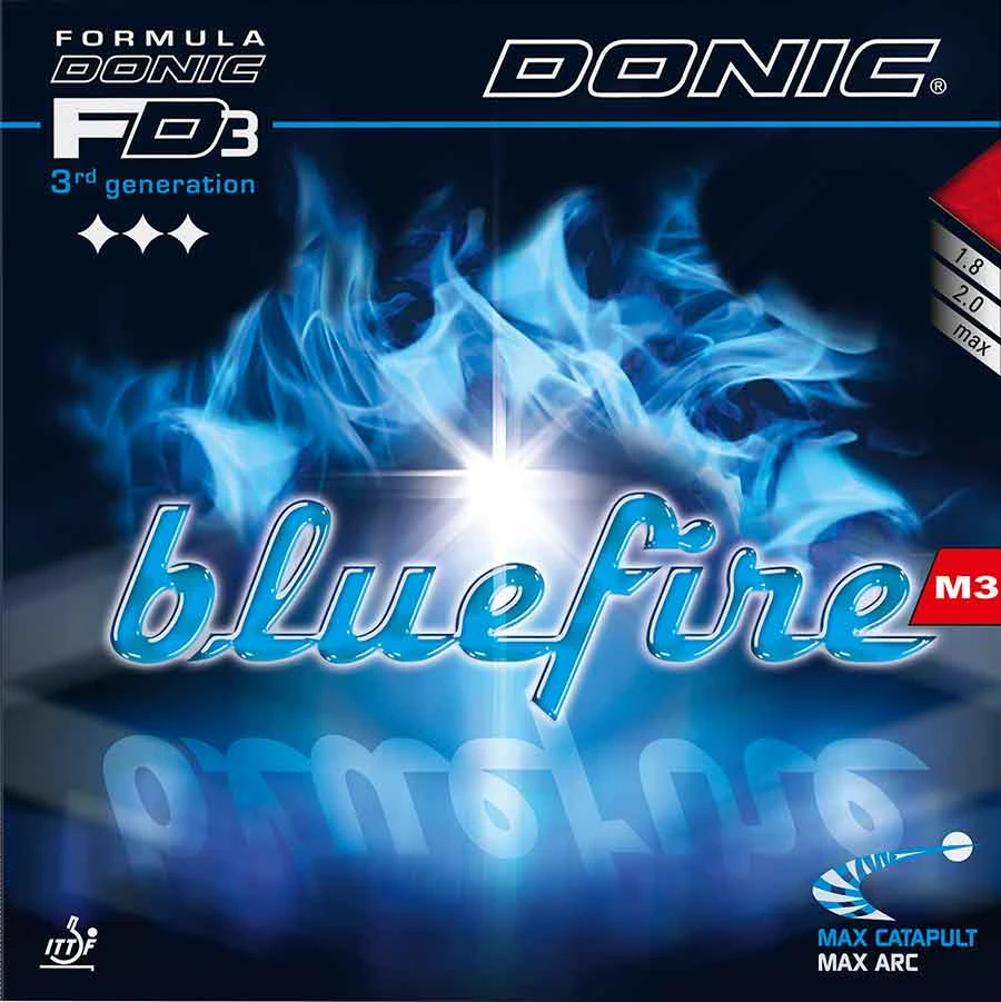 Table Tennis Rubber: Donic BlueFire M3